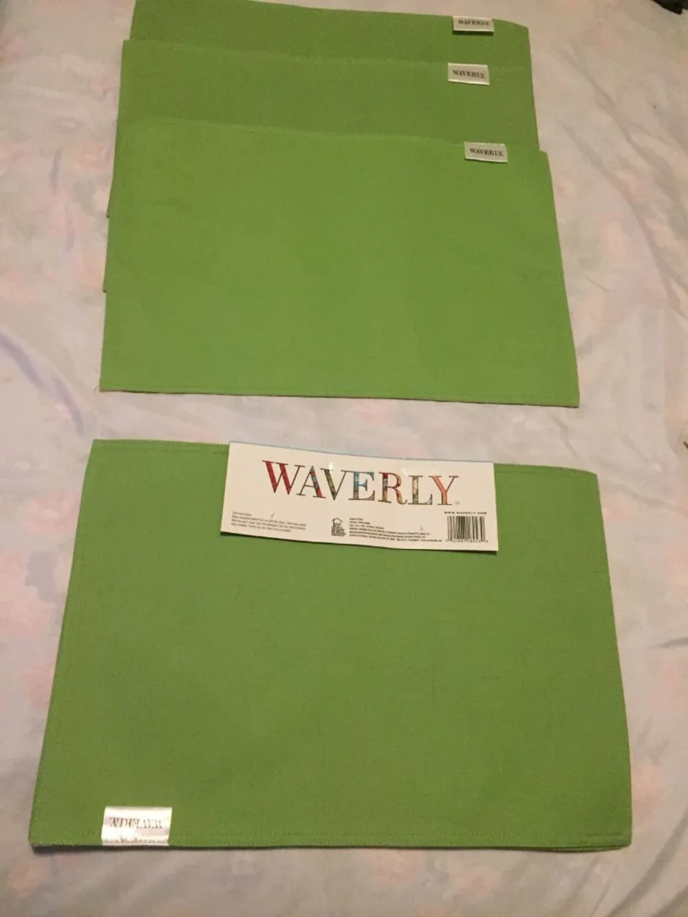 Set of 5 Waverly Floral Paisley Placemats 13